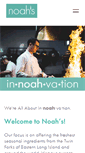 Mobile Screenshot of chefnoahs.com